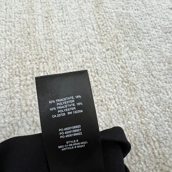 Aritzia Babaton Conan Pull On Cropped Black Trousers Work Pants 4 - Picture 10 of 10